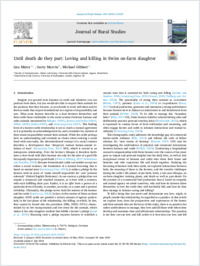 Märcz_2024_Elsevier_Journ rural studies_Until death do they part